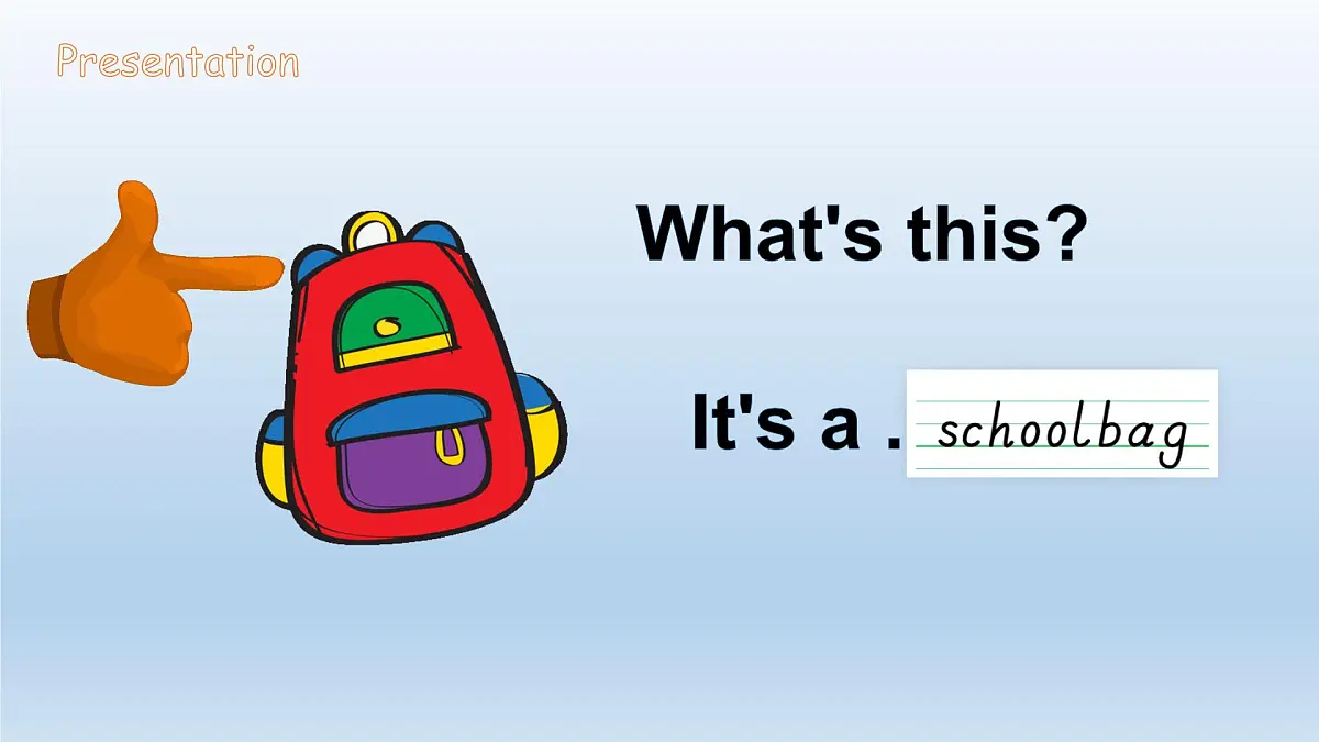 新交际英语(2024)小学英语一年级上册Unit 5 School things课件第4页
