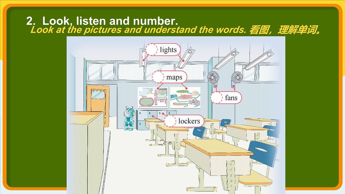 重大版(2024)小学英语四年级上册Unit 2 Our Classroom :Lesson 2 课件第8页