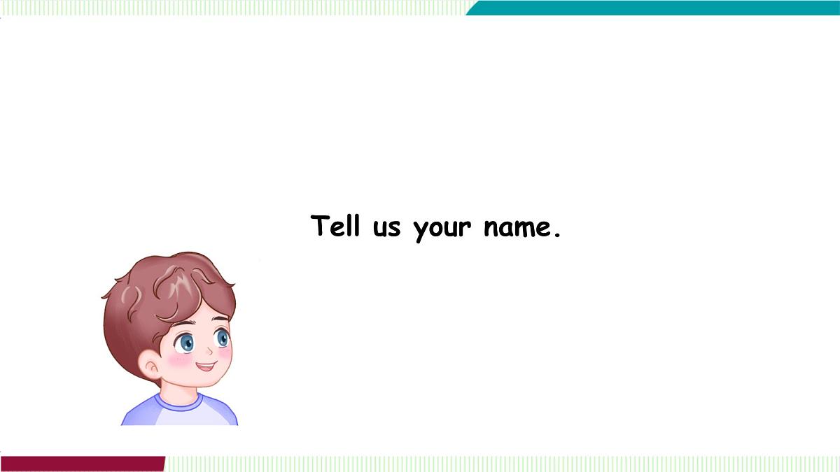 Unit 1 Part A(1)Let’s talk ~ Role play第5页