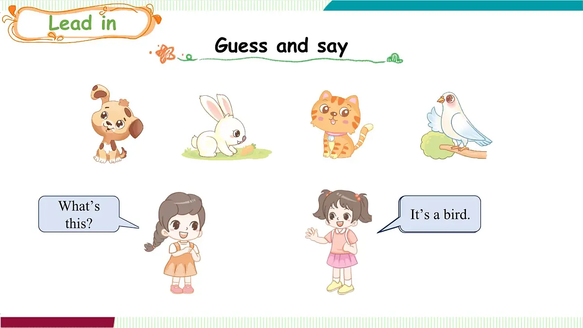 Unit 3 Part B (2) Let's learn~Listen and chant第2页