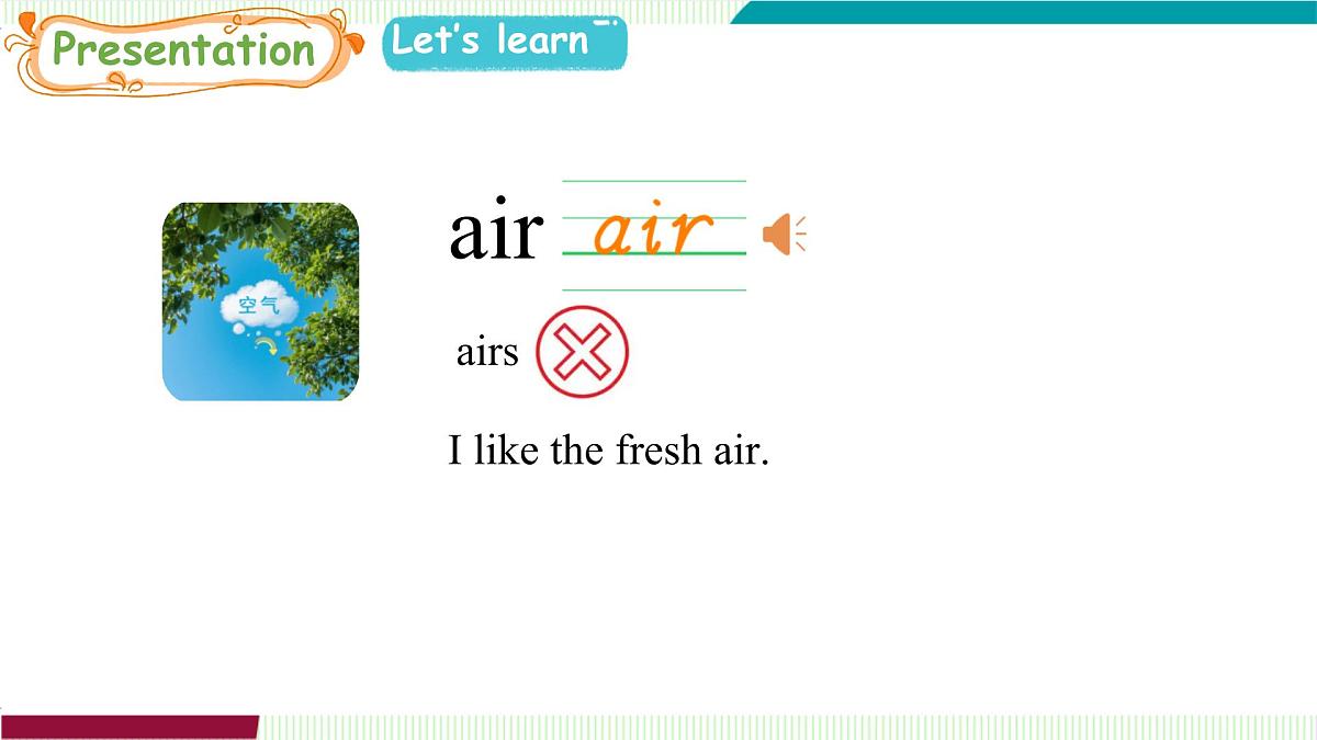 Unit 4 Part B (2) Let's learn~Listen and chant第4页