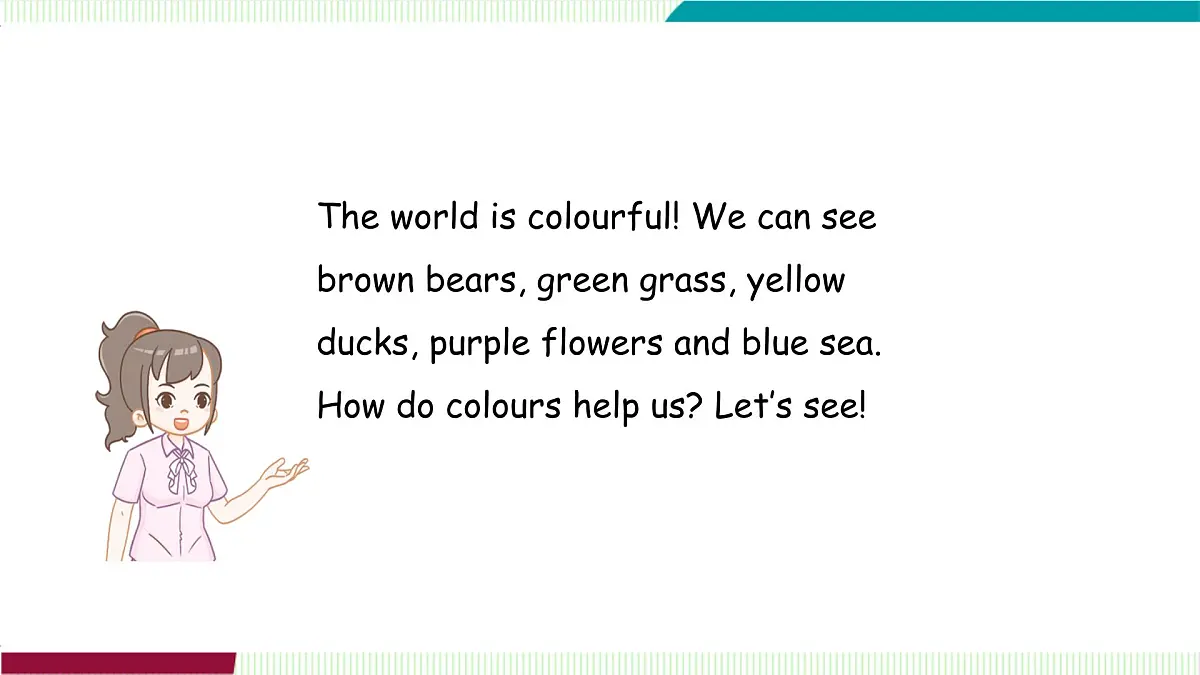 Unit 5 Part B(1)Let’s talk ~ Colour and say第5页