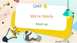 外研版（2024）英語三年級上冊 Unit 5 第2課時 Start up 課件+表格式教案（含有音視頻）