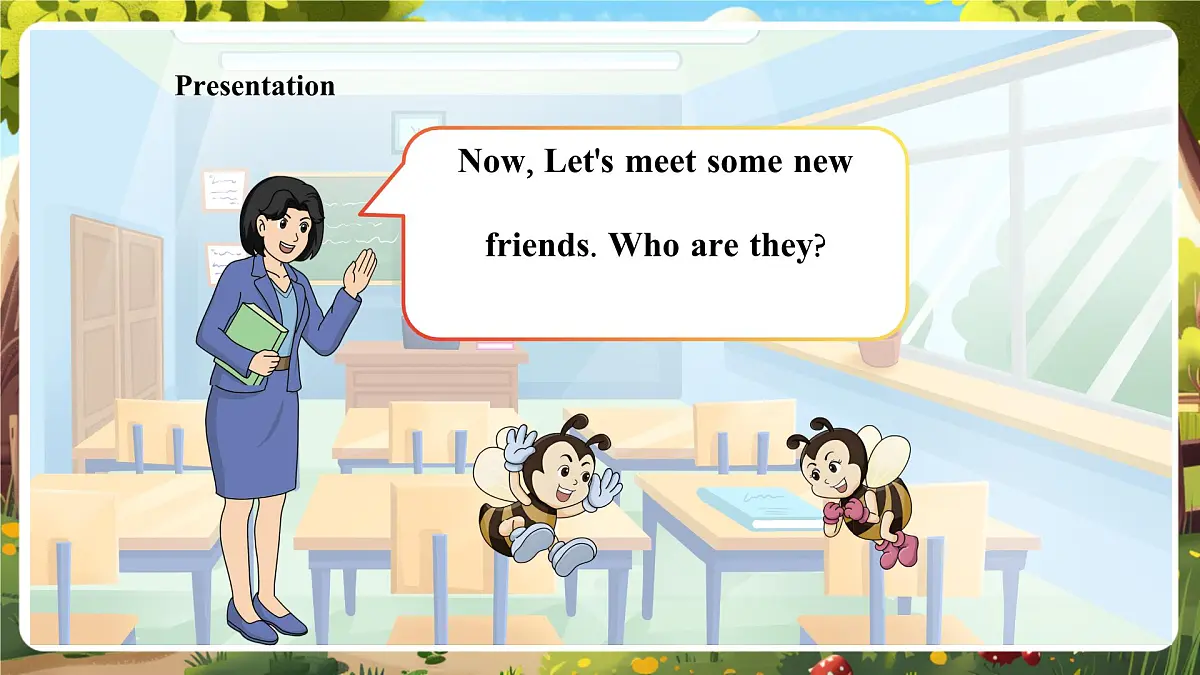 陕旅版 三上 Unit 1 Lesson 1 Part A Let’s talk 课件第8页