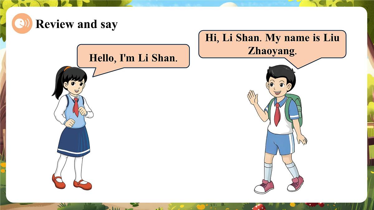 陕旅版 三上 Unit 1 Lesson 3 Part B Let’s talk 课件第5页