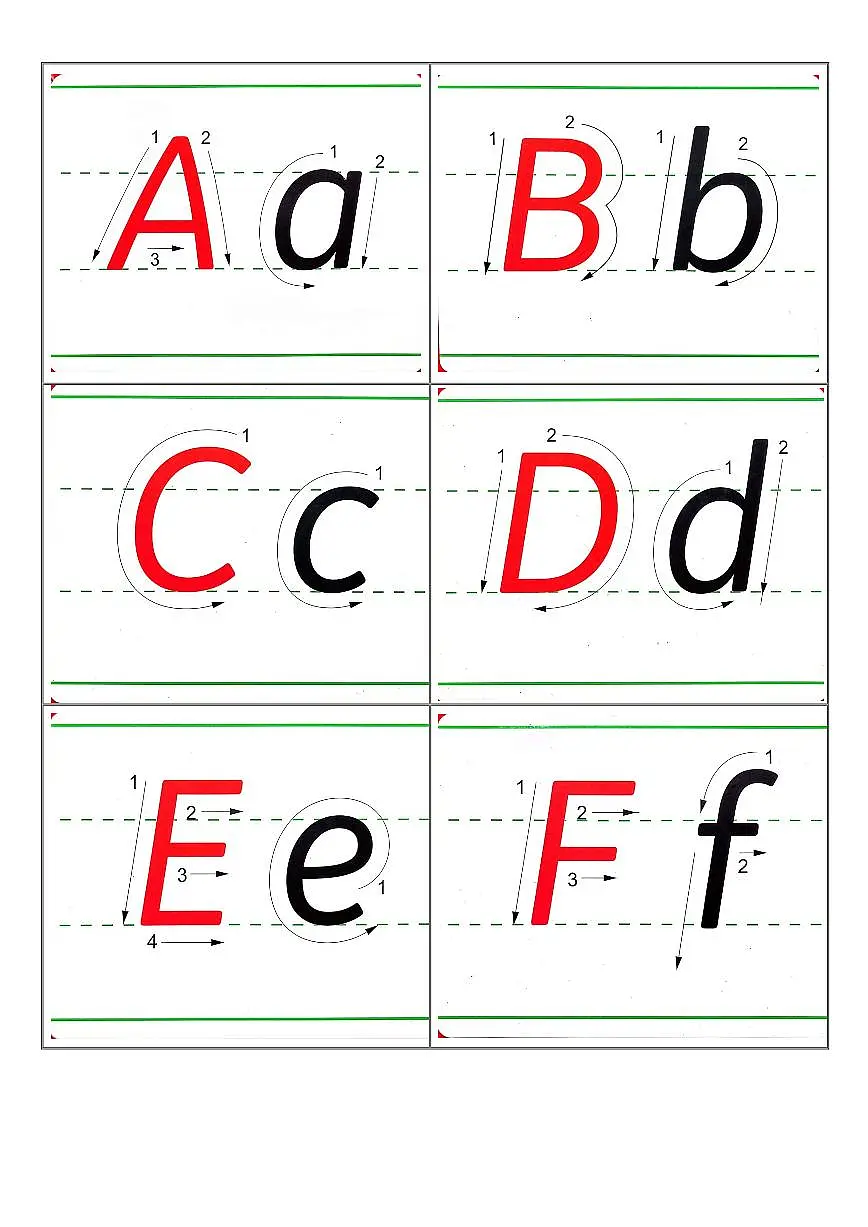 教案 字母 衡水体第1页