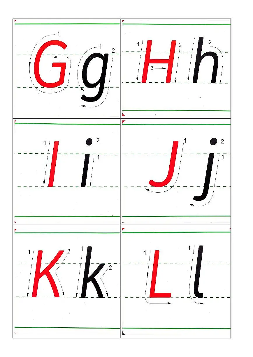 教案 字母 衡水体第2页