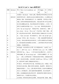 英语四年级上册（2024）Part A教案设计