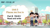 人教版PEP（2024）四年级上册（2024）Unit 3 Places we live inPart B教学演示课件ppt
