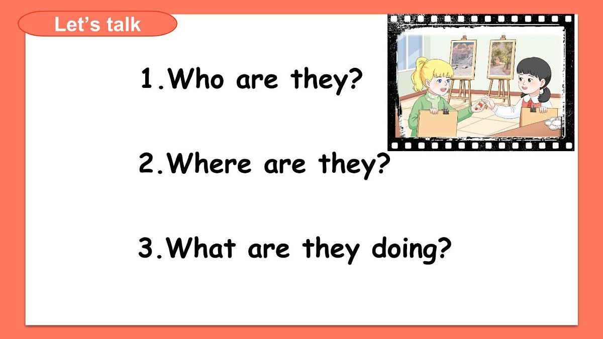 Unit 1 Making friendsPart B Let’s talk & Look and match(课件)2025年新版人教PEP版三年级英语上册第7页