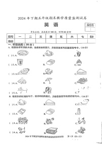 湖南省益阳市沅江市2024-2025学年五年级上学期1月期末英语试题