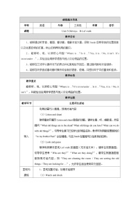 小学英语人教版PEP（2024）三年级下册（2024）Unit 5 Old toys教案及反思