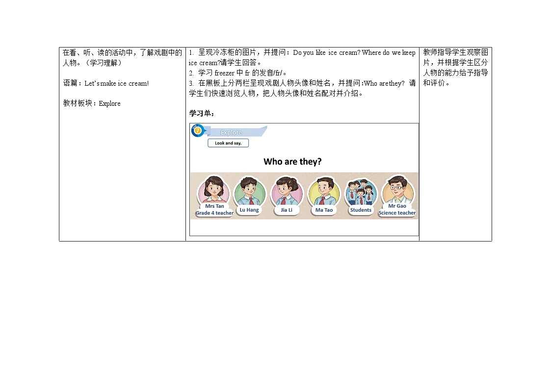 Unit 7 :Period 2教学设计表格式-2025-2026学年四年级下册《英语》沪教牛津版六三制一起(2024)第3页