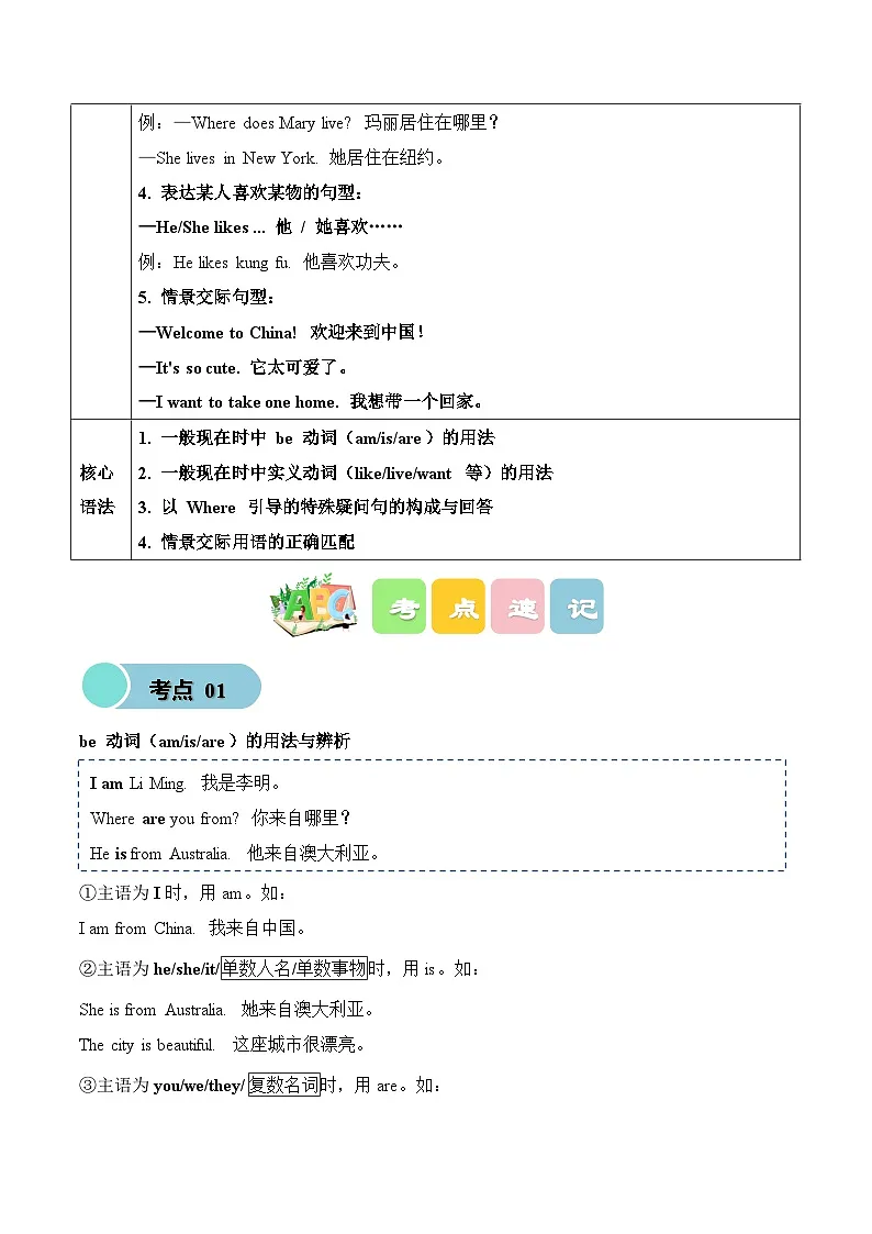 Unit 1 Foreign friends in China(知识清单+练习 含答案 )鲁科版五四制四年级英语下册第2页