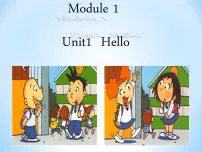 小学英语外研版 (一年级起点)一年级上册Unit 1 Hello?课文配套课件ppt