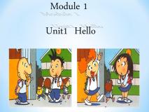 小学英语外研版 (一年级起点)一年级上册Unit 1 Hello?课文配套课件ppt