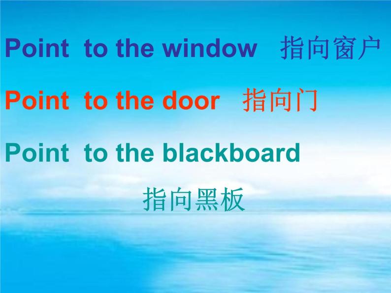 Module 3《Unit 2 Point to the window》课件306