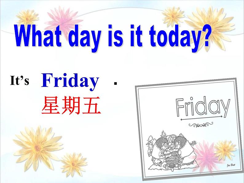 《what day is it today》ppt课件第6页