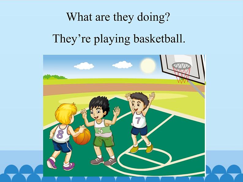 五年级下册英语课件-Unit6 We’re watching the games.(Lesson31) |人教精通版07