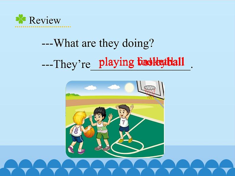五年级下册英语课件-Unit6 We’re watching the games.(Lesson33) |人教精通版03