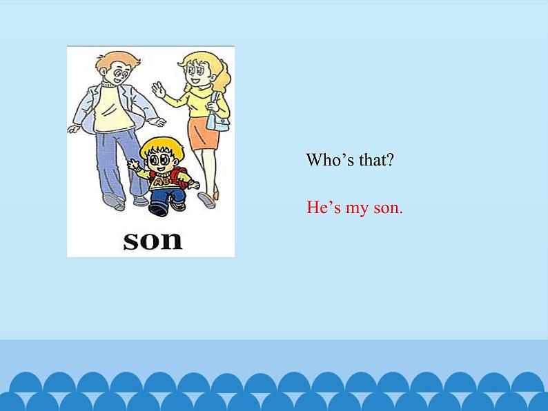 三年级下册英语课件-Unit3 This is my father.(Lesson18) |人教精通版05