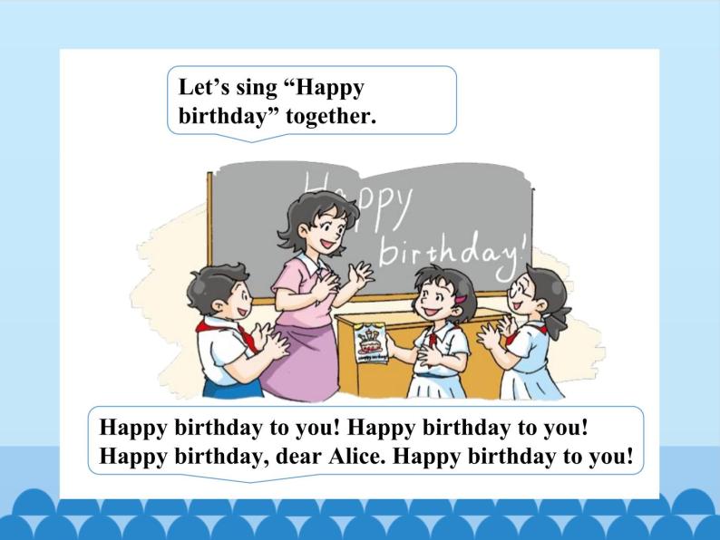 三年级下册英语课件-module 3 unit 8 happy birthday!