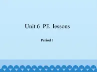 六年级下册英语课件-Module 2 Unit 6  PE  lessons  Period 1  沪教牛津版（深圳用）