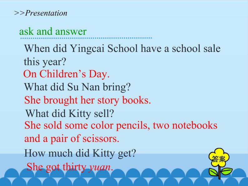 六年级下册英语课件-Unit 6 A School Sale  Period 3  陕旅版（三起）06