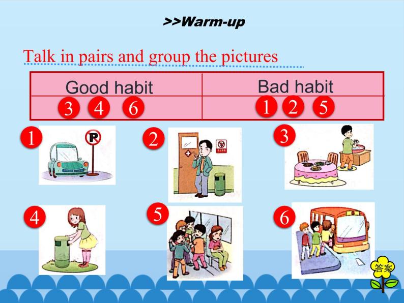 五年级下册英语课件-Unit 8 Have a Good Habit!  Period 2  陕旅版（三起）03