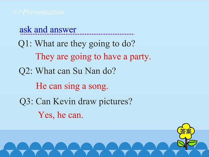 四年级下册英语课件-Unit 8 What Can You Do? Period 3 陕旅版(三起)04
