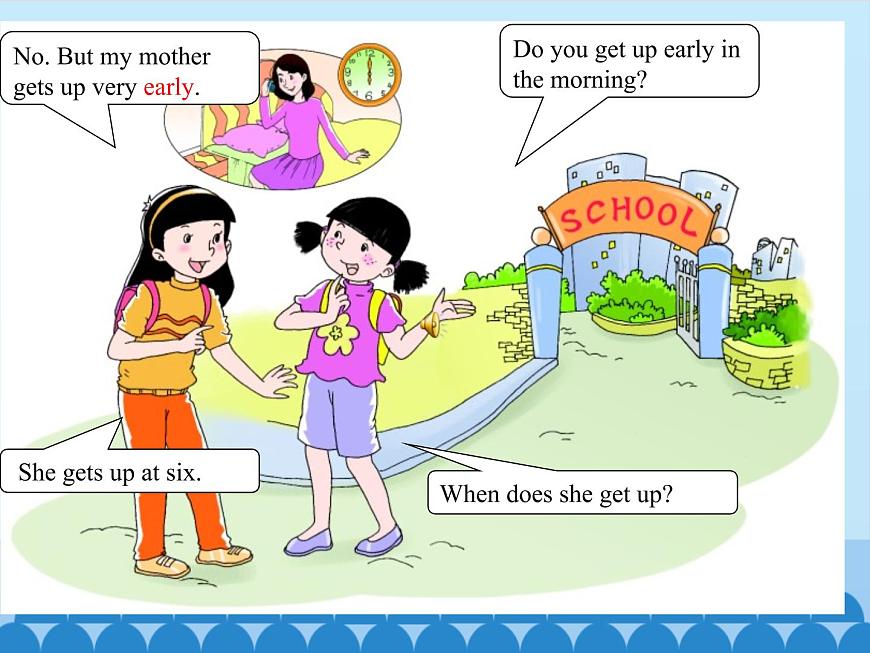 四年級上冊英語課件-Unit 4 When Do You Have Classes？  Period 3  陜旅版（三起）第4頁