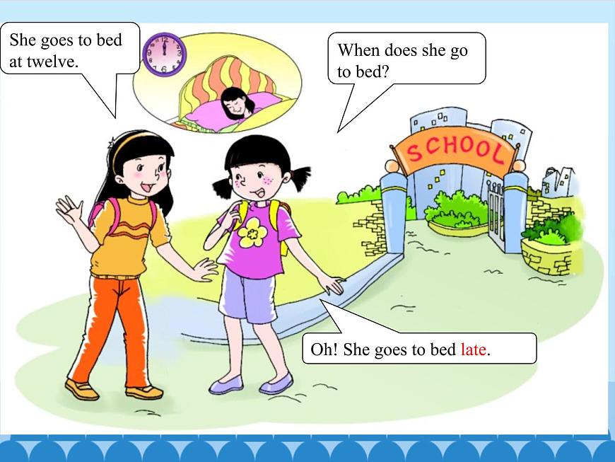 四年級上冊英語課件-Unit 4 When Do You Have Classes？  Period 3  陜旅版（三起）第5頁