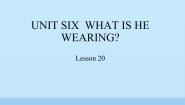 英语六年级上册Lesson 20教课免费课件ppt
