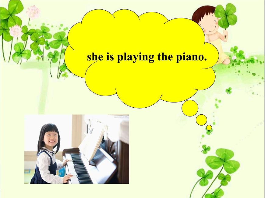 五年級下冊英語課件－UNIT ONE  WHAT ARE YOU DOING？  Lesson 4   北京課改版第8頁