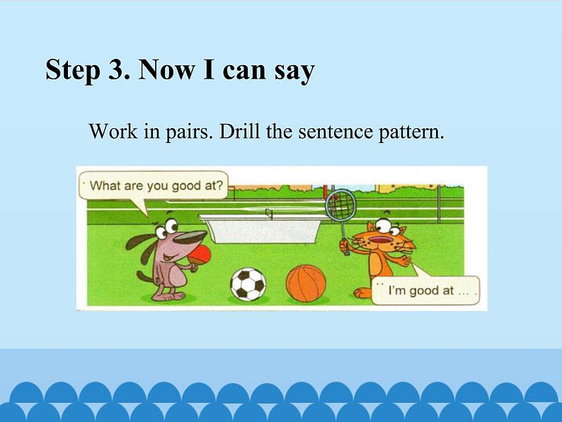 五年级上册英语课件-UNIT SIX WHAT ARE YOUR FAVOURITE SPORTS? Lesson 22 北京课改版.04