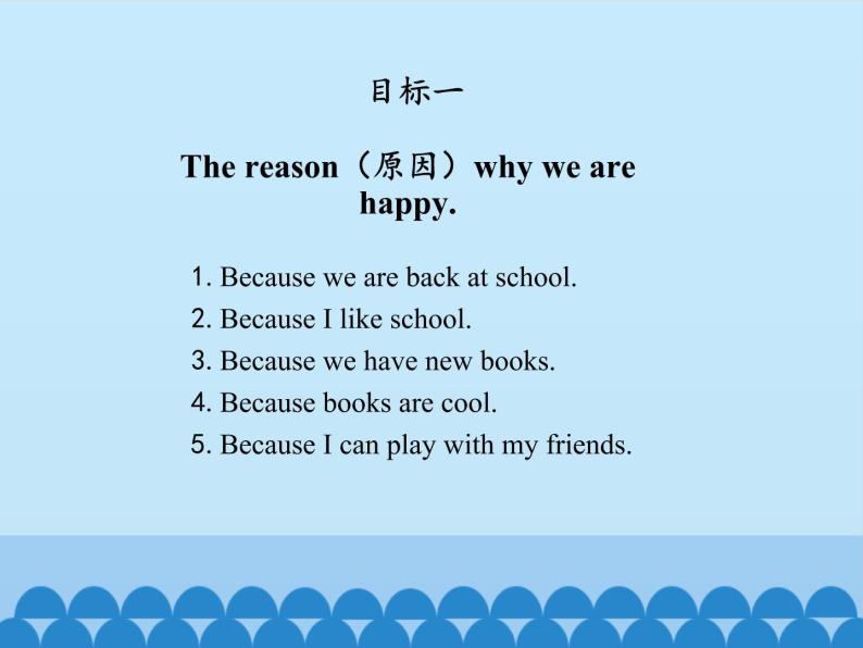 四年级上册英语课件－UNIT ONE  WHY ARE YOU SO HAPPY？ Lesson 1   北京课改版02