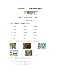 小学英语沪教版六年级上册Module 4 The natural world综合与测试优秀单元测试课后练习题