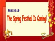 Lesson 20 The Spring Festival Is Coming!   课件