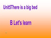 Unit5 There is a big bed B 课件