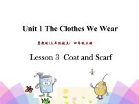 小学英语冀教版 (三年级起点)四年级上册Lesson 3 Coat and Scarf精品课件ppt