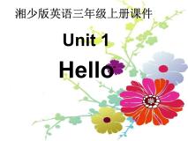 英语Unit 1 Hello！图片课件ppt