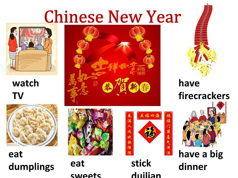 二年级上册英语课件- Module 10 Unit 2 We have Christmas. 外研社(一起)02