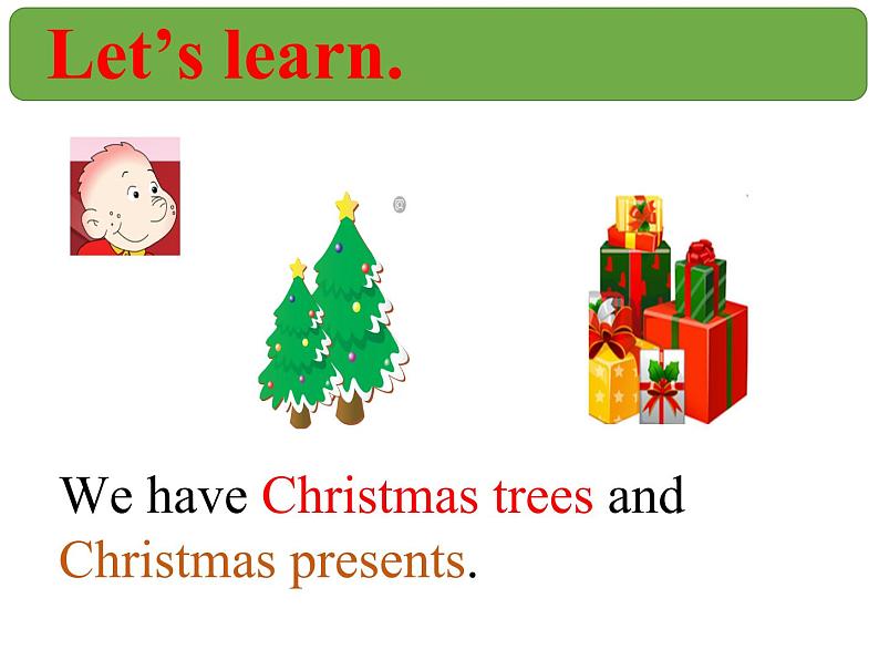 二年级上册英语课件- Module 10 Unit 2 We have Christmas. 外研社(一起)08