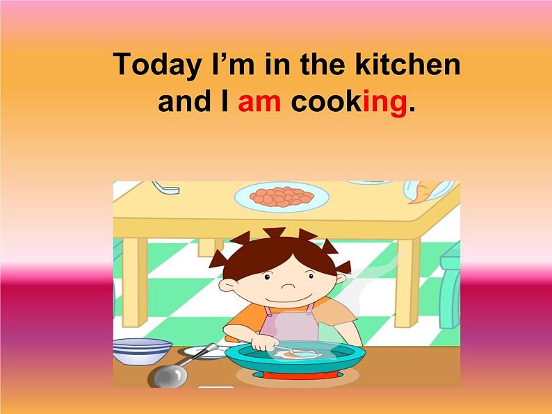 二年级下册英语课件- Module 6 Unit 2 My grandma usually cooks. 外研社(一起)第7页