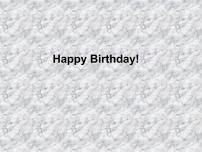 小學(xué)英語(yǔ)外研版 (一年級(jí)起點(diǎn))一年級(jí)上冊(cè)Unit 2 Happy birthday!課堂教學(xué)課件ppt