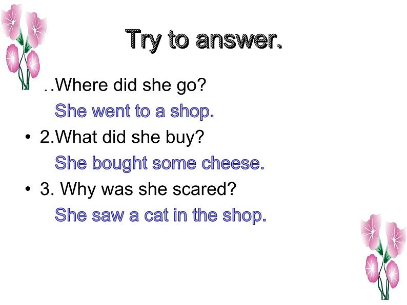 四年级下册英语课件- Module 3 Unit 2 She went into a shop. 外研社(一起)第6页