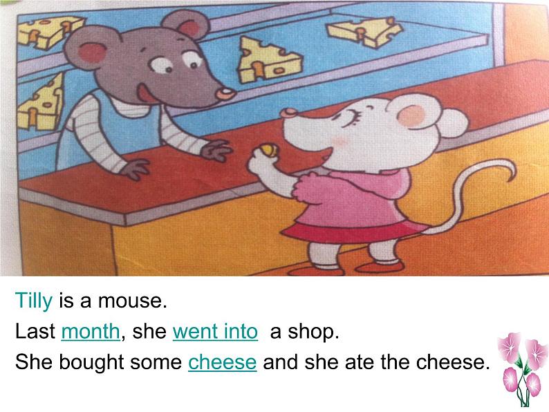 四年级下册英语课件- Module 3 Unit 2 She went into a shop. 外研社(一起)第7页