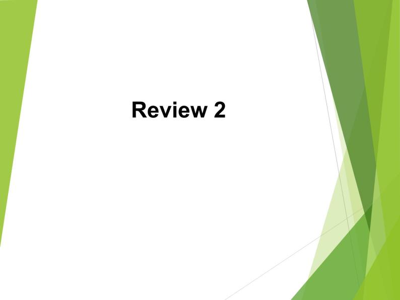 三年级下册英语课件-Review Module Unit 2 外研版（一起）01