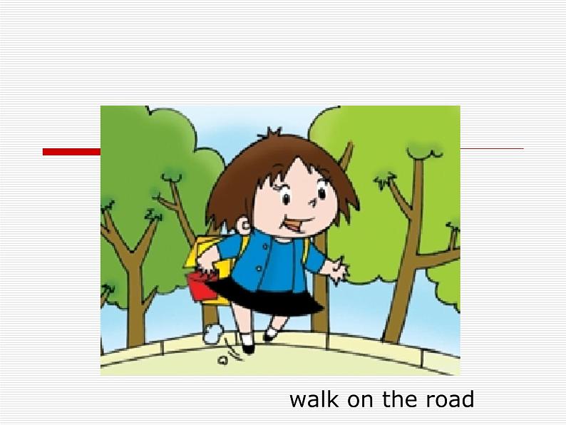 四年级上册英语课件- Module3 Unit1 She didn’t walk to school yesterday. 外研社(一起)06