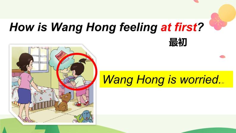 Unit 2 Lesson 3 Wang Hong IS worried. 课件05